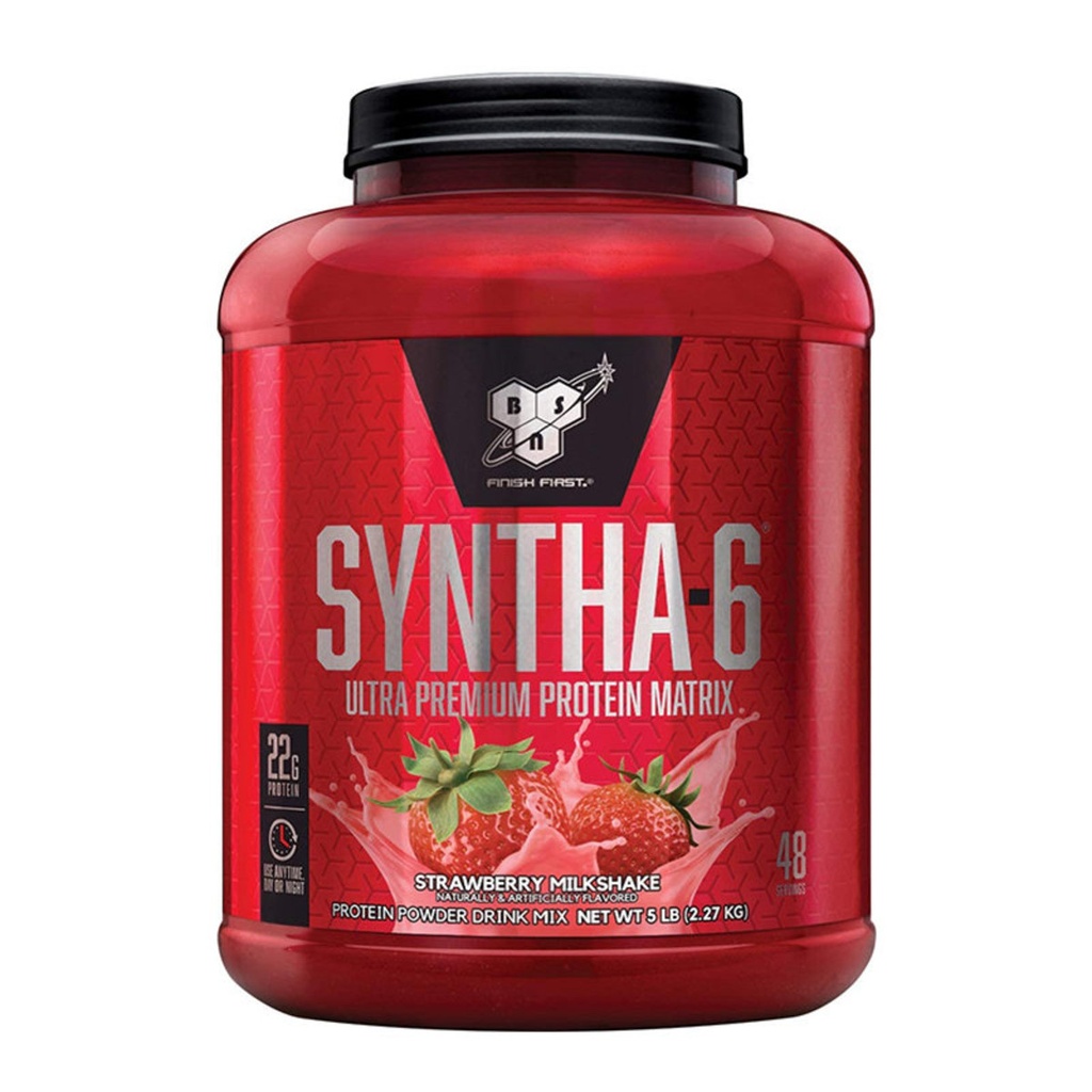 BSN - Syntha-6 乳清蛋白粉 5磅 - 士多啤梨