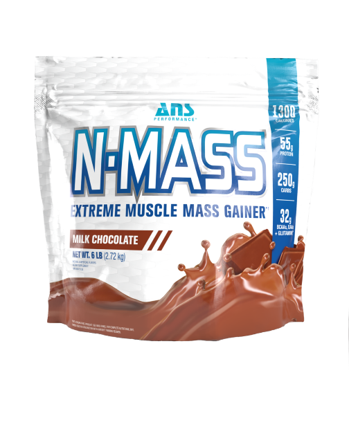 ANS PERFORMANCE - N-MASS 增重增肌蛋白粉 6磅 (2.7kg) (牛奶朱古力味)