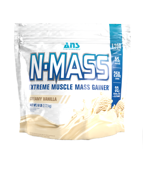 ANS PERFORMANCE - N-MASS 增重增肌蛋白粉 6磅 (2.7kg) (雲呢拿味)
