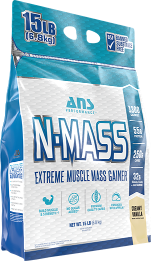 ANS PERFORMANCE - N-MASS 增重增肌蛋白粉 15磅 (6.8kg) (雲呢拿味)