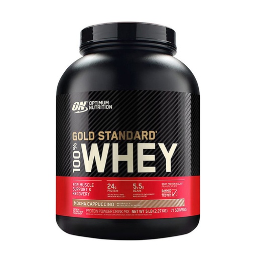 OPTIMUM NUTRITION - 金裝乳清蛋白粉 5磅 - 摩卡泡沫咖啡