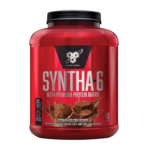 BSN - Syntha-6 乳清蛋白粉 5磅 - 朱古力