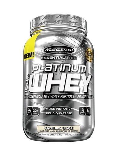 肌肉科技乳清蛋白粉白金2磅健身增肌蛋白粉-士多啤梨味